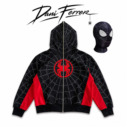 Sudadera con Máscara Spider