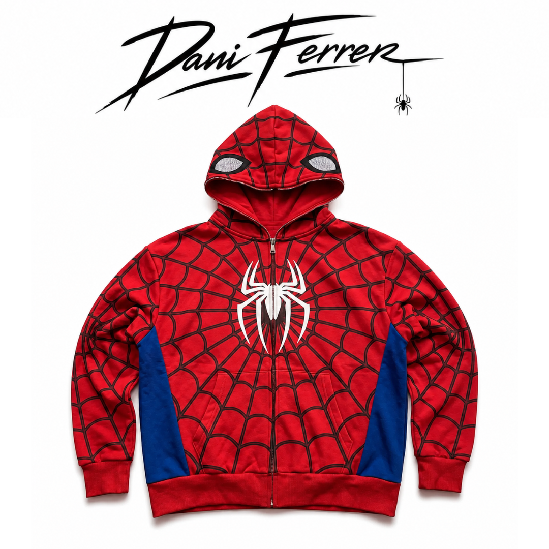 Sudadera con Máscara Spider