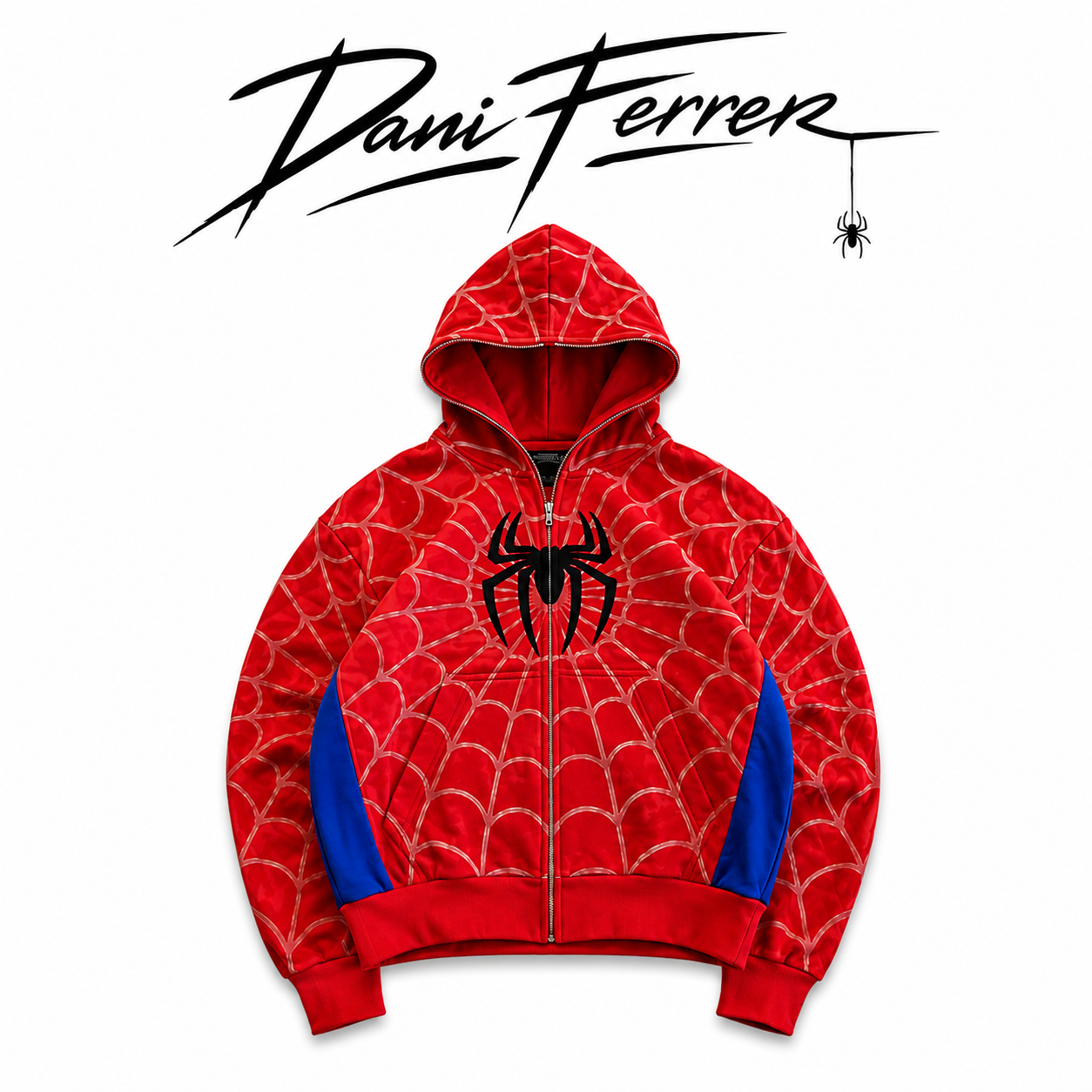 Sudadera con Máscara Spider